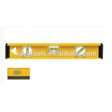 37118 cheap price aluminum I-BEAM spirit level with magnetic on bottom